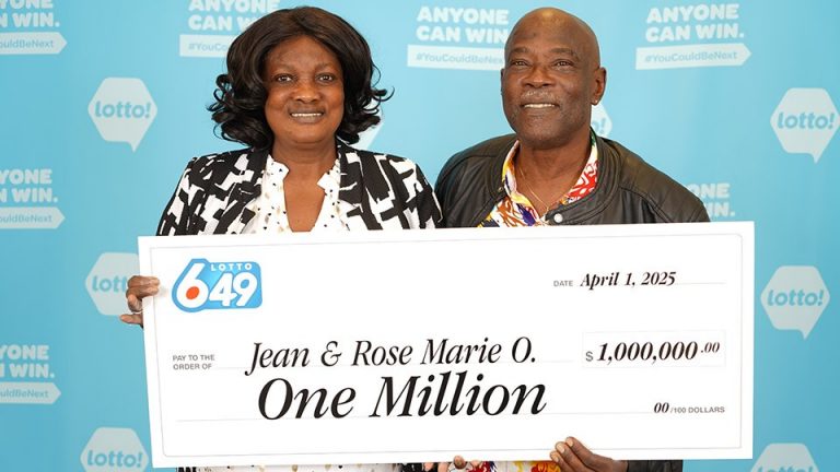 Victoria Couple to Retire After $1-Million Lotto 6/49 Win